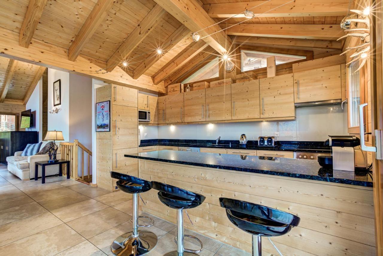 Chalet Le Cerf La Tzoumaz Exteriér fotografie