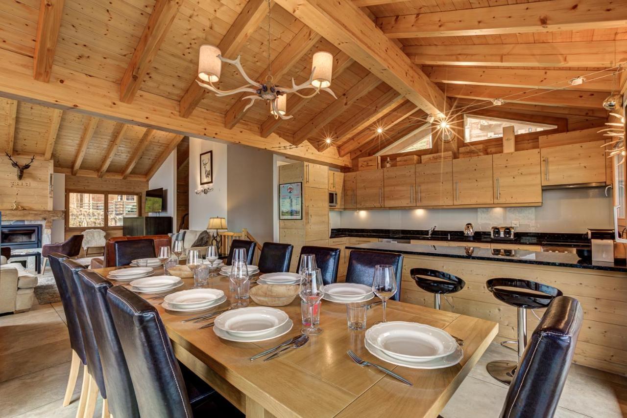 Chalet Le Cerf La Tzoumaz Exteriér fotografie