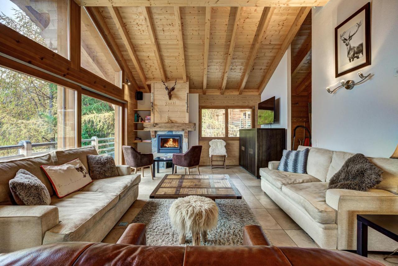 Chalet Le Cerf La Tzoumaz Exteriér fotografie
