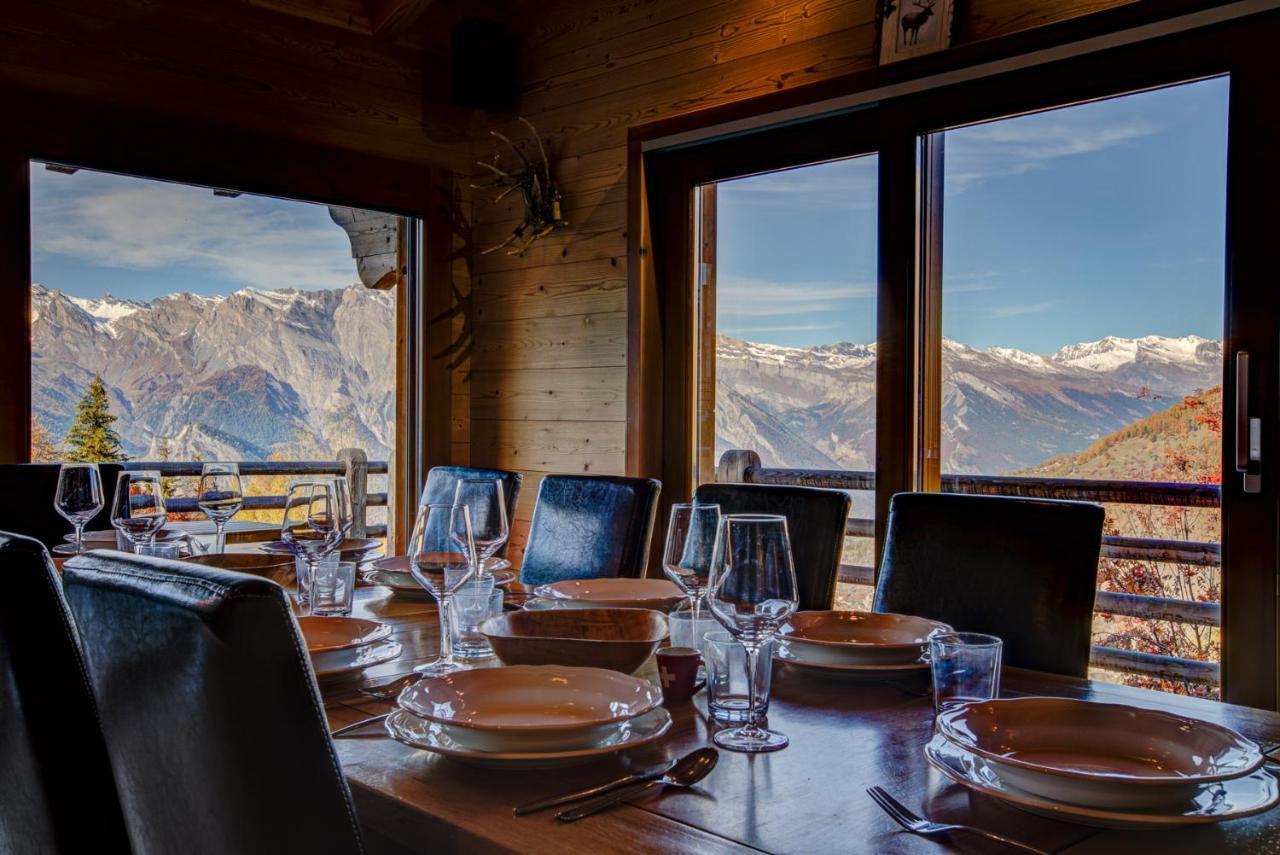 Chalet Le Cerf La Tzoumaz Exteriér fotografie