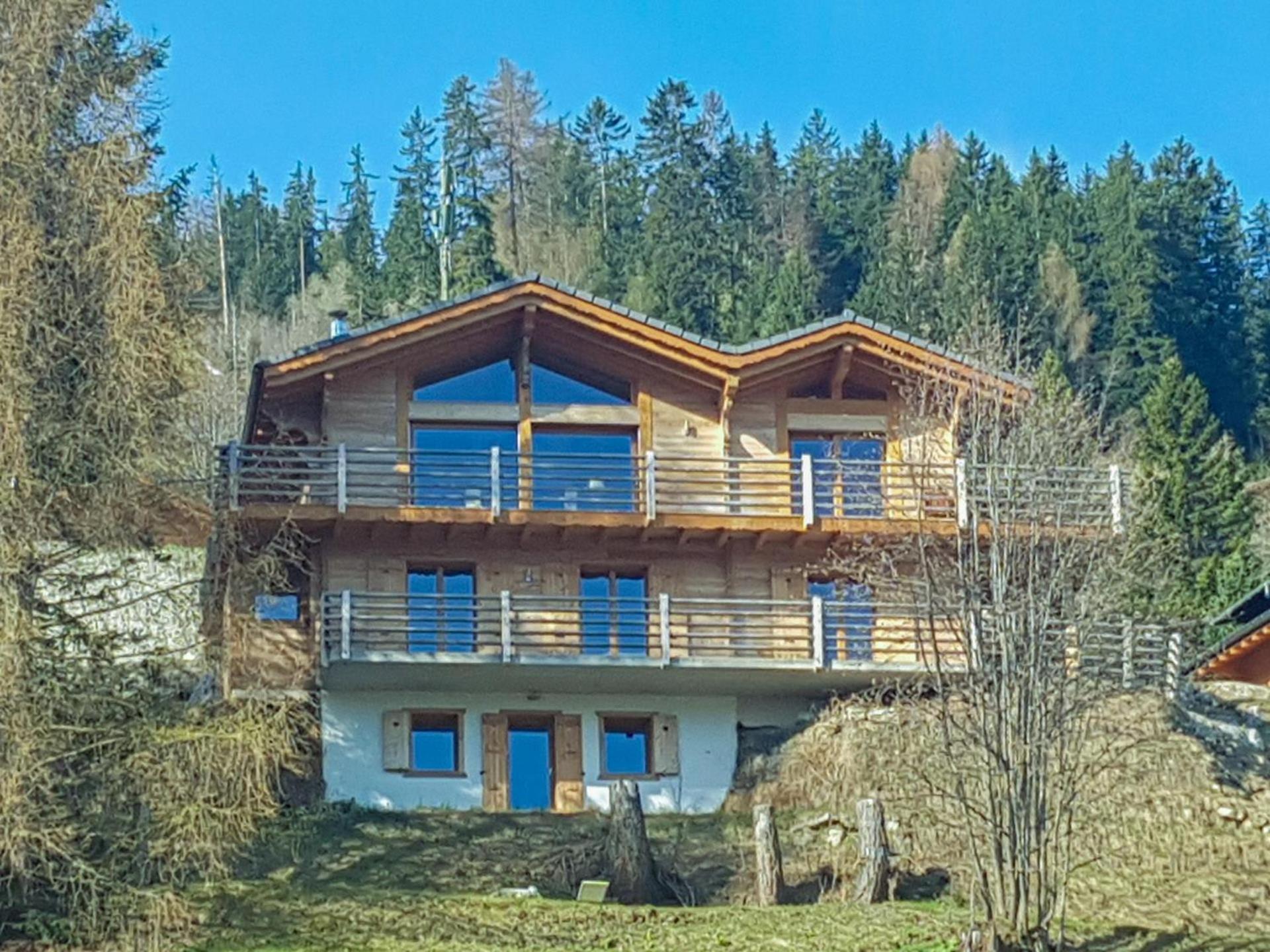 Chalet Le Cerf La Tzoumaz Exteriér fotografie